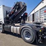 LIVRAISON TRACTEUR GRUE
