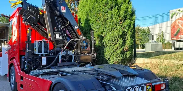 Tracteur grue 4