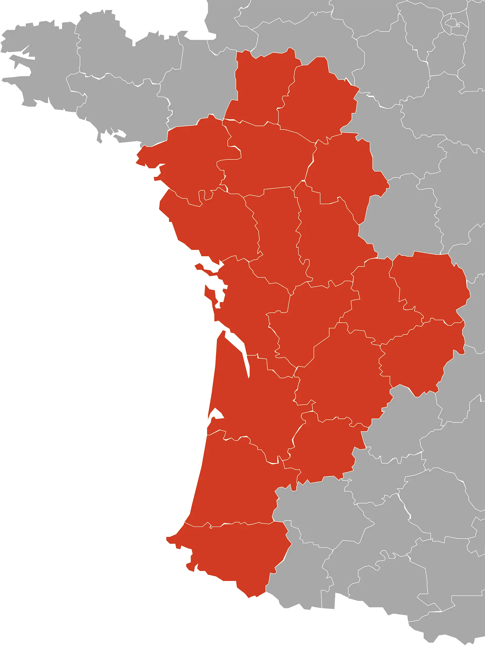 Carte des commerciaux